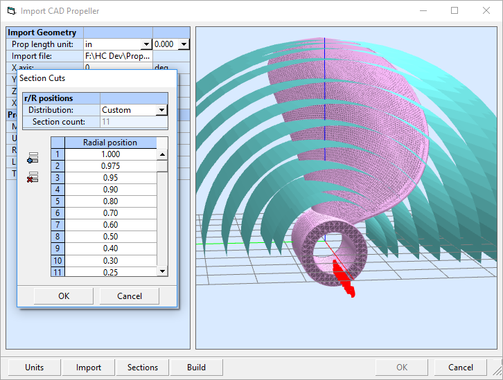 HYDROCOMP PROPCAD Premium. Импорт из САПР (SDTS). Pitch Propeller 3d CAD. Propeller Geometry.